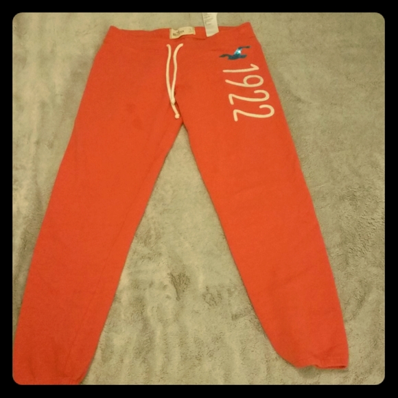 Pink Hollister joggers - Picture 1 of 2